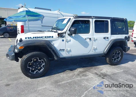 2022 Jeep Wrangler 4Xe Unlimited Rubicon 4X4 from USA, damaged, VIN 1C4JJXR60NW250148